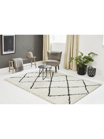 Lifa Living Laagpolig tapijt crème/zwart