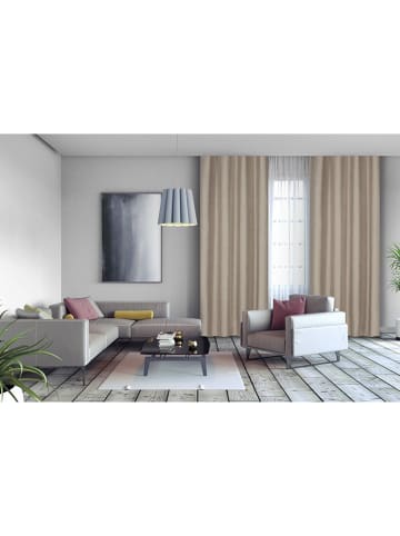Lifa Living Ösenvorhang in Beige