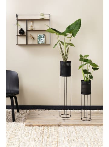 Lifa Living 2er-Set: Pflanzenständer "June" in Schwarz