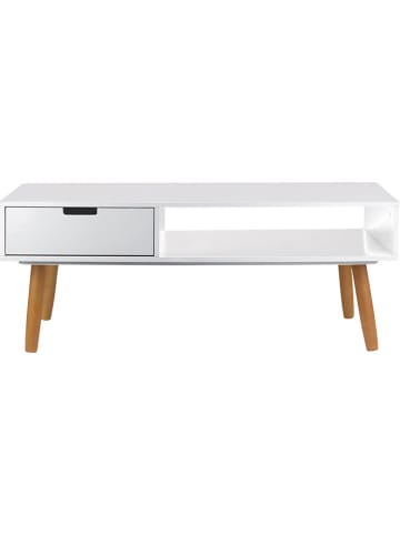 Lifa Living TV-Bank "Venetië" in Weiß - (B)100 x (H)40 x (T)40 cm