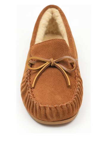 ISLAND BOOT Leren mocassins "Anor" lichtbruin