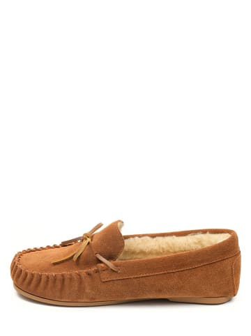 ISLAND BOOT Leren mocassins "Anor" lichtbruin