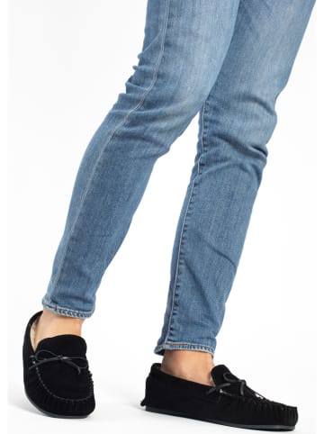 Gooce Leren mocassins "Anchorage" zwart