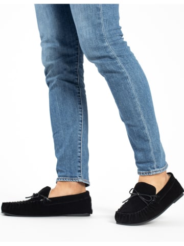 Gooce Leren mocassins "Anchorage" zwart