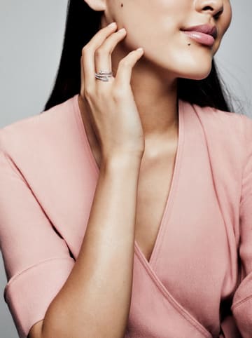 Pandora Silber-Ring mit Zirkonias