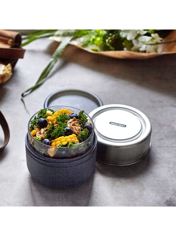 Black+Blum Lunchschale in Grau/ Silber - 600 ml