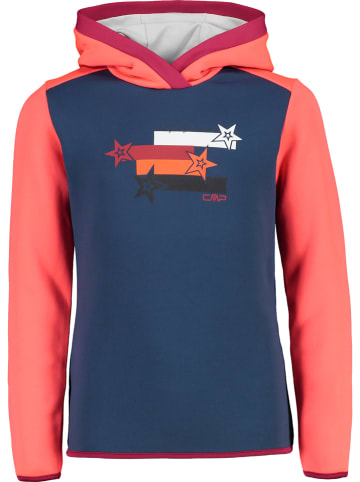 CMP Sweatshirt donkerblauw/koraalrood