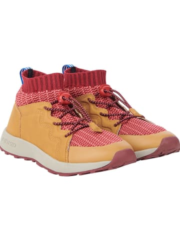 Finkid Sneakersy "Loikka" w kolorze różowo-pomarańczowym