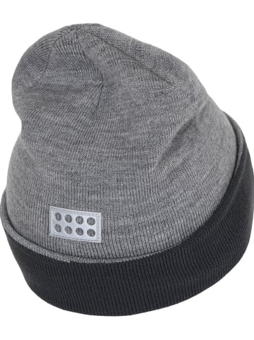 LEGO Czapka beanie "Antony" w kolorze szarym