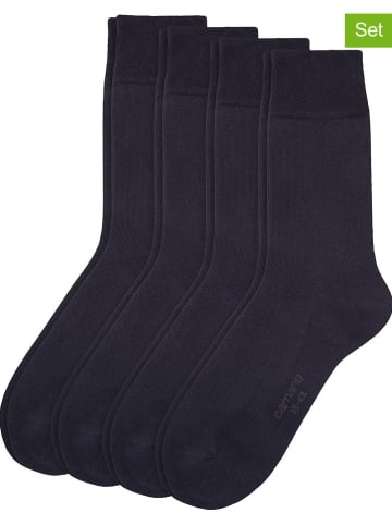 camano 4er-Set: Socken in Dunkelblau