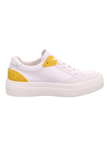 Legero Leren sneakers "Lima" wit/geel