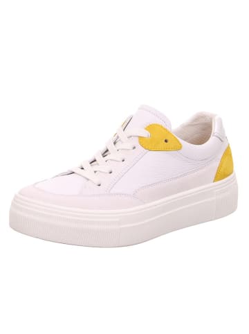 Legero Leren sneakers "Lima" wit/geel