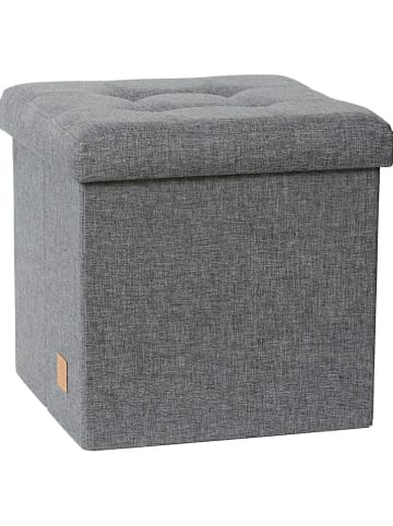 STORE IT Aufbewahrungshocker in Anthrazit - (B)38 x (H)38 x (T)38 cm