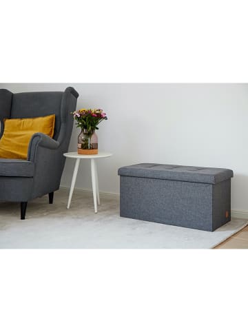 STORE IT Aufbewahrungsbank in Anthrazit - (B)76 x (H)38 x (T)38 cm