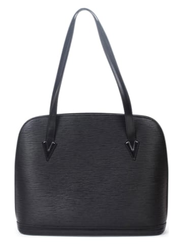 Louis Vuitton Skórzana torebka "Lussac" w kolorze czarnym - 38 x 30 x 10 cm