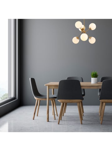 Opviq Lampa sufitowa w kolorze złoto-białym - wys. 65 x Ø 55 cm