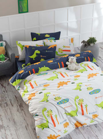 Elizabed Renforcé beddengoedset "Dinolar" meerkleurig