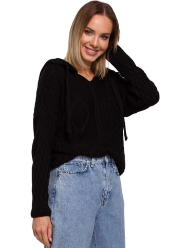 made of emotion Bluza w kolorze czarnym