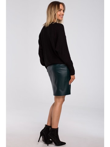 made of emotion Sweter w kolorze czarnym