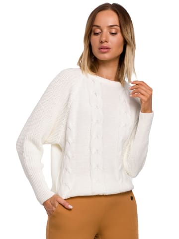 made of emotion Pullover in Creme