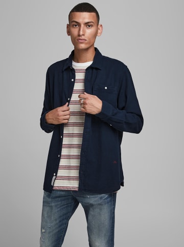 Jack & Jones Koszula "NICK" - Regular fit - w kolorze granatowym
