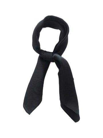 Made in Silk Zijden sjaal zwart - (L)52 x (B)52 cm