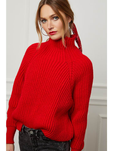Joséfine Wełniany sweter "Baby" w kolorze czerwonym