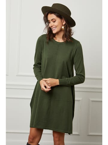Joséfine Strickkleid "Elior" in Dunkelgrün