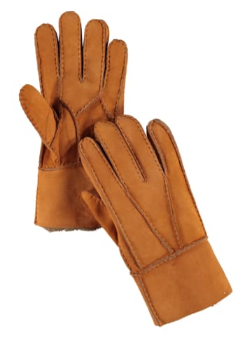 Kaiser Naturfellprodukte H&L Handschuhe "Patchwork" in Braun