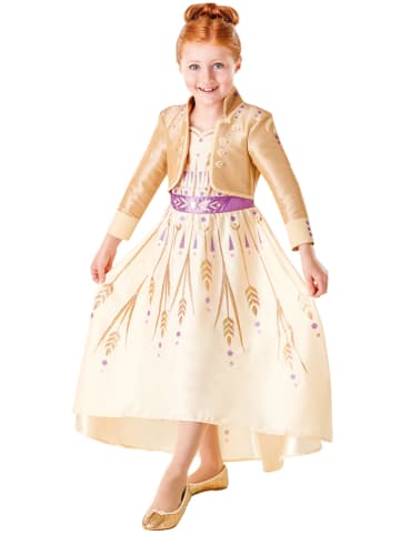 Rubie`s Sukienka kostiumowa  "Anna Frozen 2" w kolorze beżowym