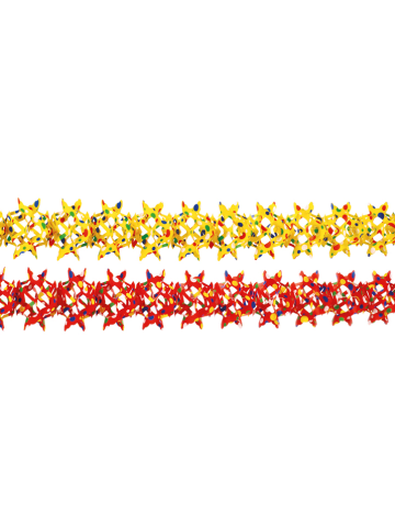 amscan Girlande in Bunt