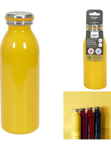 COOK CONCEPT Trinkflasche in Gelb - 450 ml