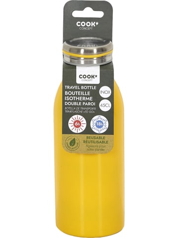 COOK CONCEPT Trinkflasche in Gelb - 450 ml
