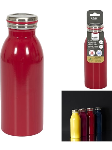COOK CONCEPT Drinkfles rood - 450 ml