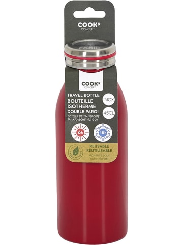 COOK CONCEPT Trinkflasche in Rot - 450 ml