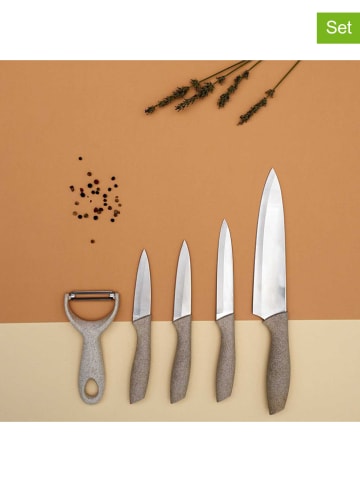 COOK CONCEPT 5tlg. Küchenmesser-Set in Beige