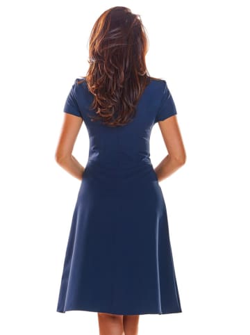 Awama Kleid in Dunkelblau