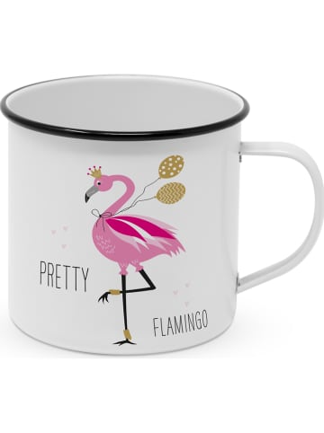 ppd Mok "Pretty Flamingo" wit/roze - 400 ml