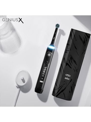 Oral-B Elektrische Zahnbürste "Genius X" in Schwarz