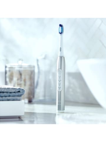 Oral-B Schallzahnbürste "Pulsonic Slim Luxe 4200" in Silber
