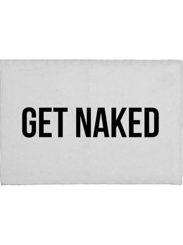 Really Nice Things Dywanik łazienkowy "Get Naked" w kolorze biało-czarnym - 60 x 40 cm