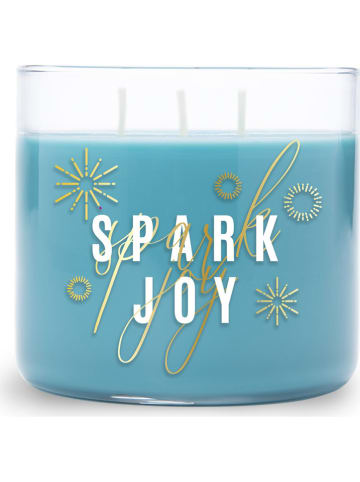 Colonial Candle Duftkerze "Spark Joy" in Blau - 411 g