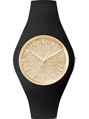 Ice Watch Quarzuhr "Glitter" in Schwarz/ Gold