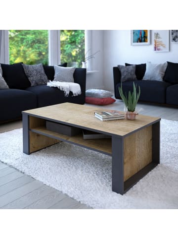 Evila Salontafel "Manhattan" lichtbruin - (B)110 x (H)40 x (D)60 cm
