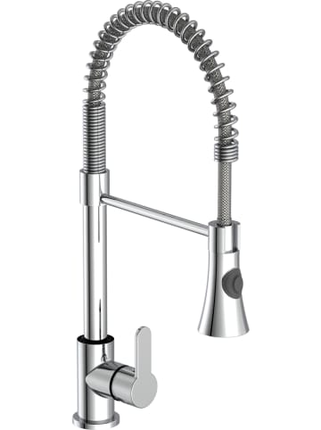 eisl since 1980 Niskociśnieniowa bateria zlewozmywakowa "Leon" w kolorze srebrnym