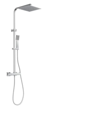 Schütte Überkopfbrauseset mit Thermostat-Armatur ''Calvino'' in Chrom