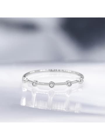 DIAMOND & CO Weißgold-Ring "Ensemble" mit Diamanten