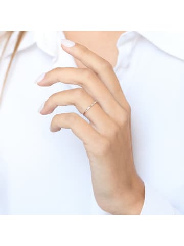 DIAMOND & CO Gouden ring "Pour toujours" met diamanten