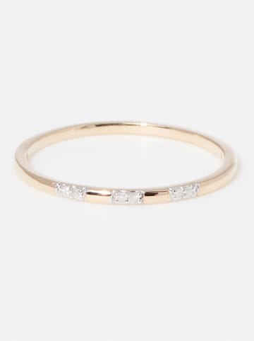 L'ARTISAN JOAILLIER Gouden ring "Pour toujours" met diamanten