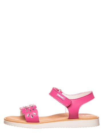 Pablosky Skórzane sandały w kolorze różowym